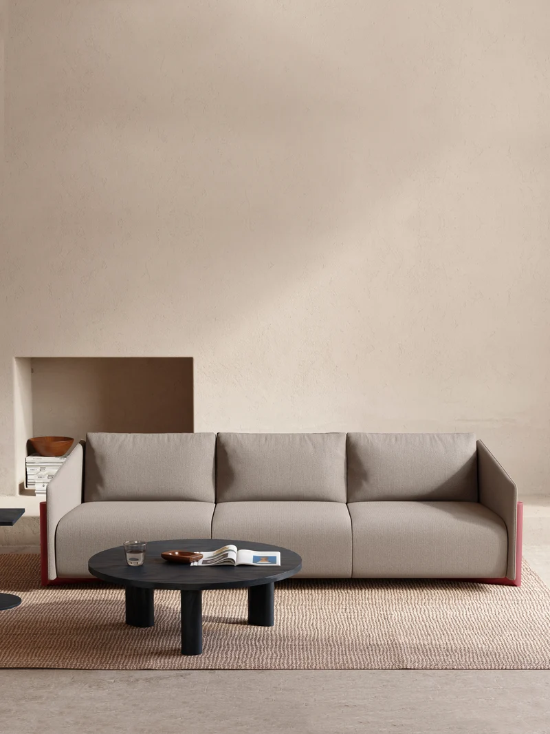 Canapé Timber 4 Seater gris S1062