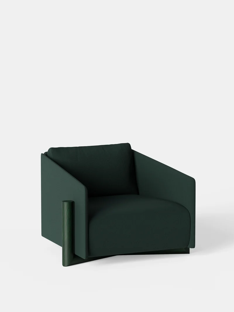 Fauteuil Timber vert A1064