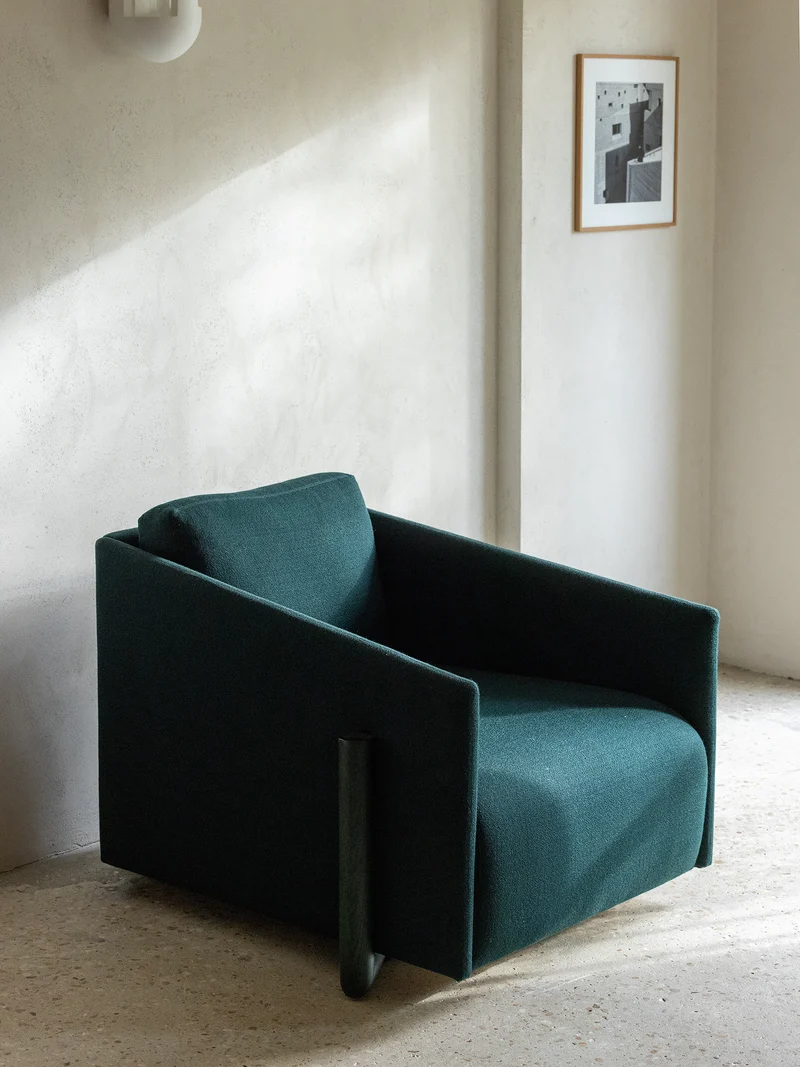 Fauteuil Timber vert A1064