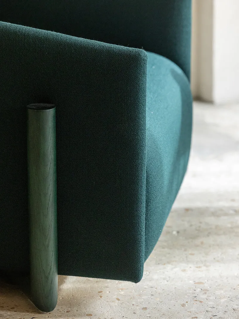 Fauteuil Timber vert A1064