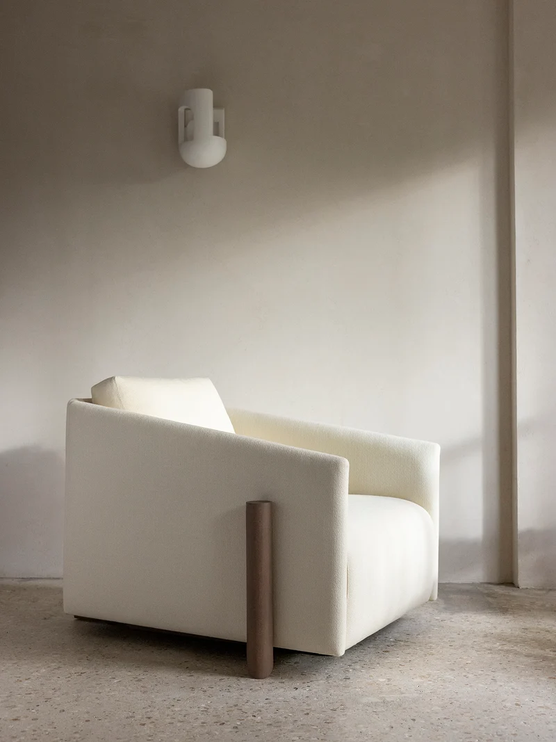 Fauteuil Timber crème A1063