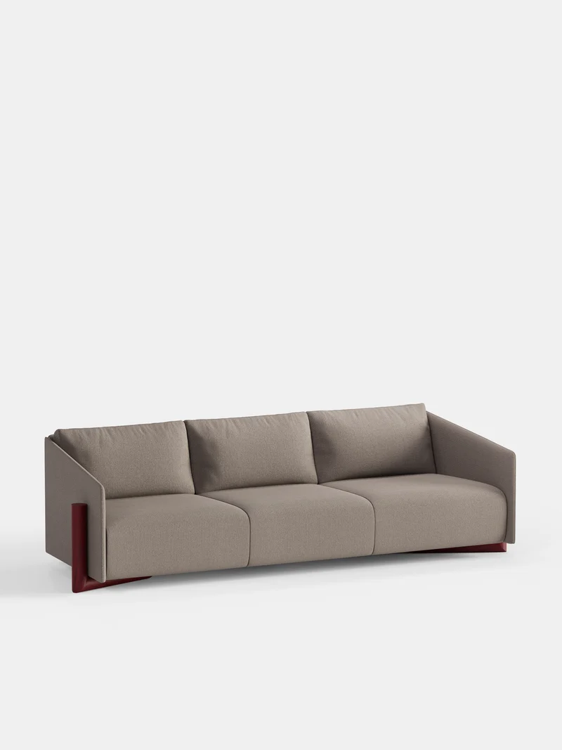 Canapé Timber 4 Seater gris taupe S1061