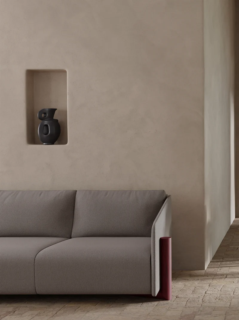 Canapé Timber 4 Seater gris taupe S1061
