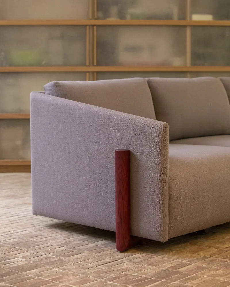 Canapé Timber 4 Seater gris taupe S1061