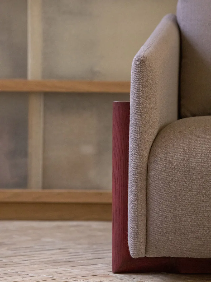 Canapé Timber 4 Seater gris taupe S1061