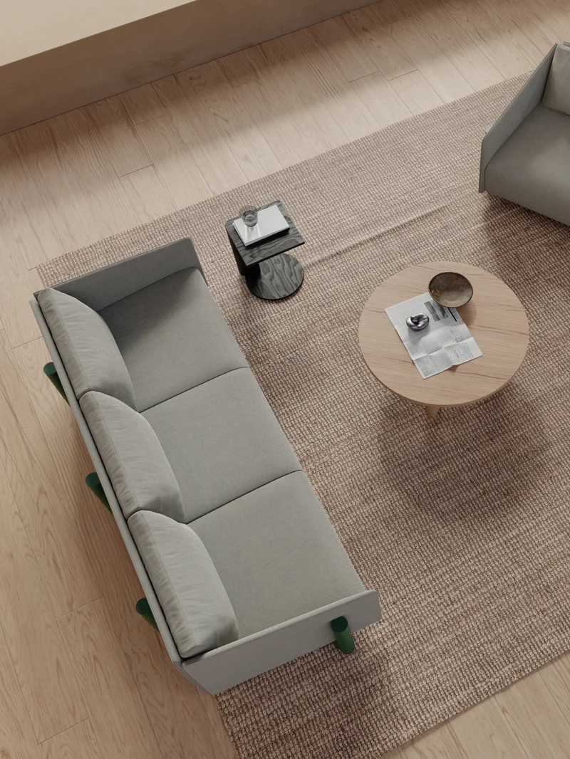Canapé Timber 4 Seater crème S1059