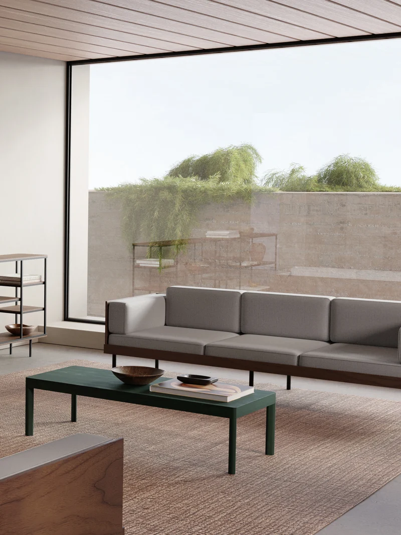 Canapé Cut gris S1053