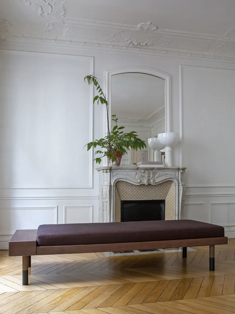 Banquette Mi bordeaux DB1040