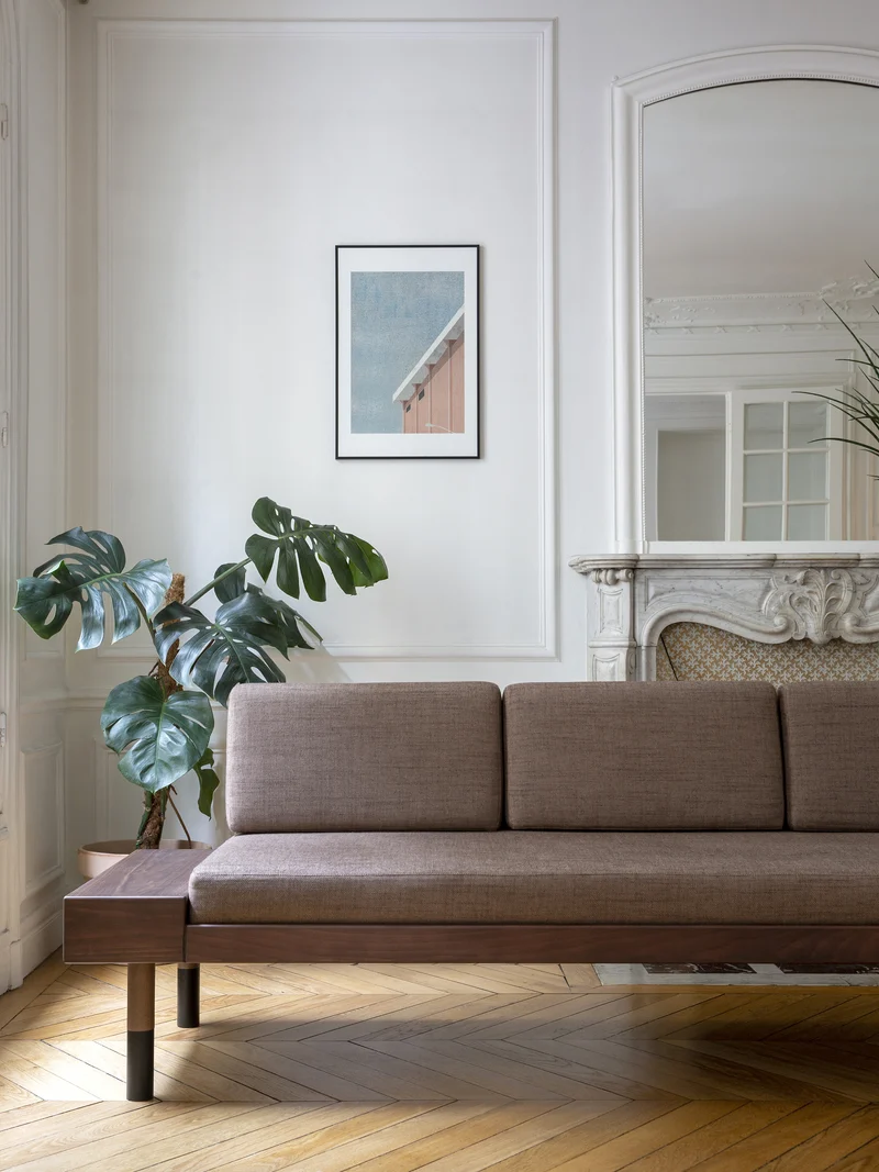 Banquette Mid marron DB1037
