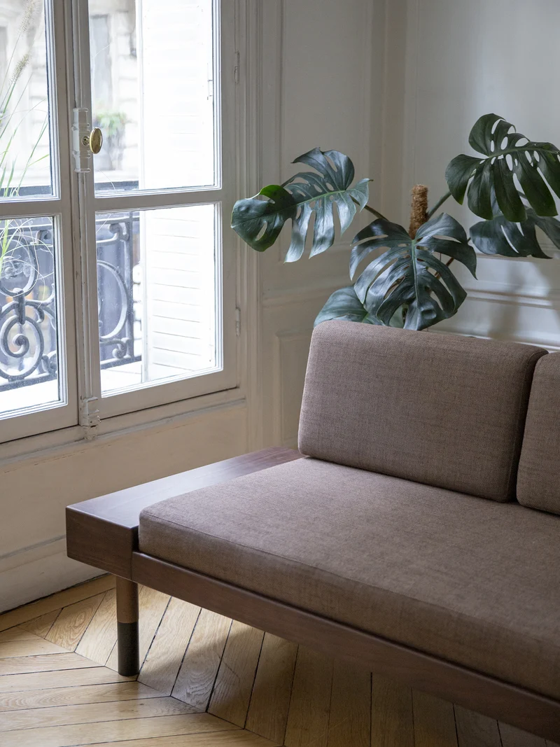 Banquette Mid marron DB1037