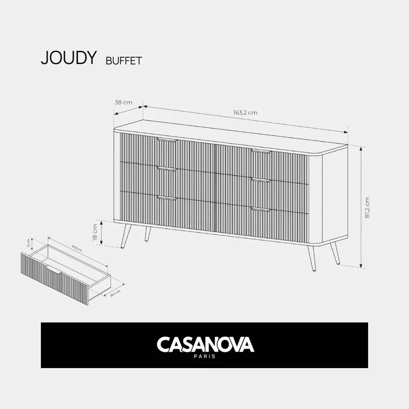 JOUDY - Ensemble Buffet & TV