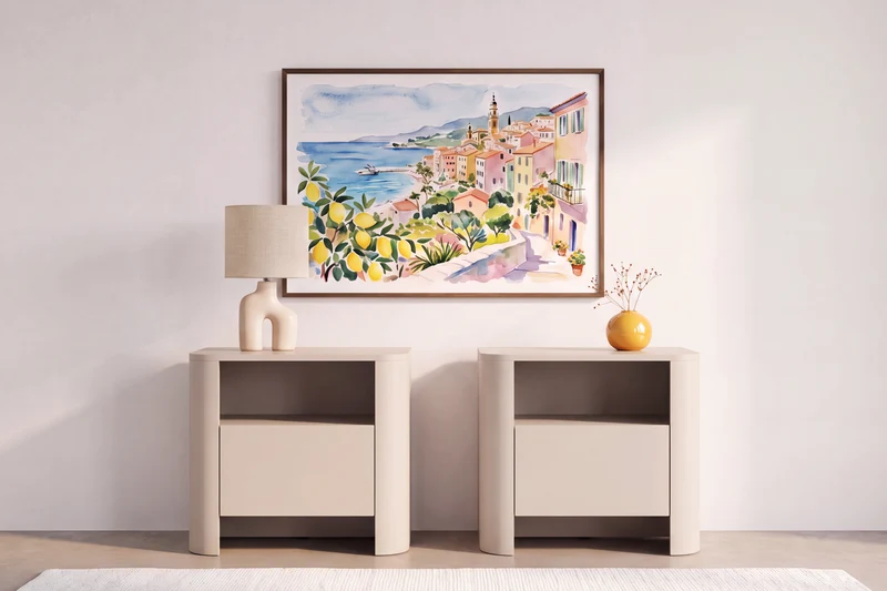 LOT TOSCANE - TABLE DE CHEVET