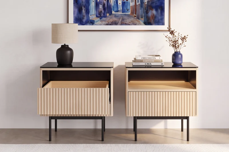 LOT PONANT - TABLE DE CHEVET