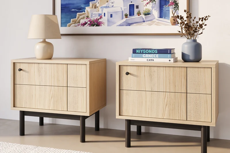 LOT SAFAR - TABLE DE CHEVET