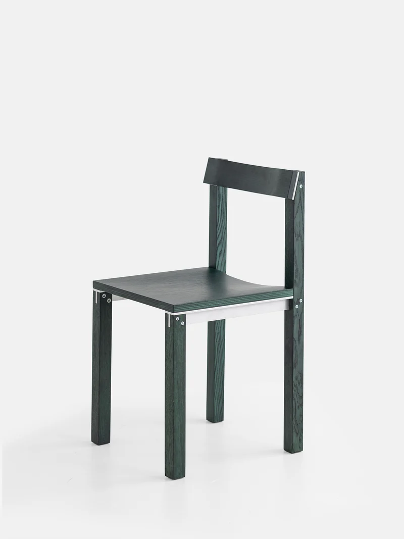 Chaise Tal chêne vert C996