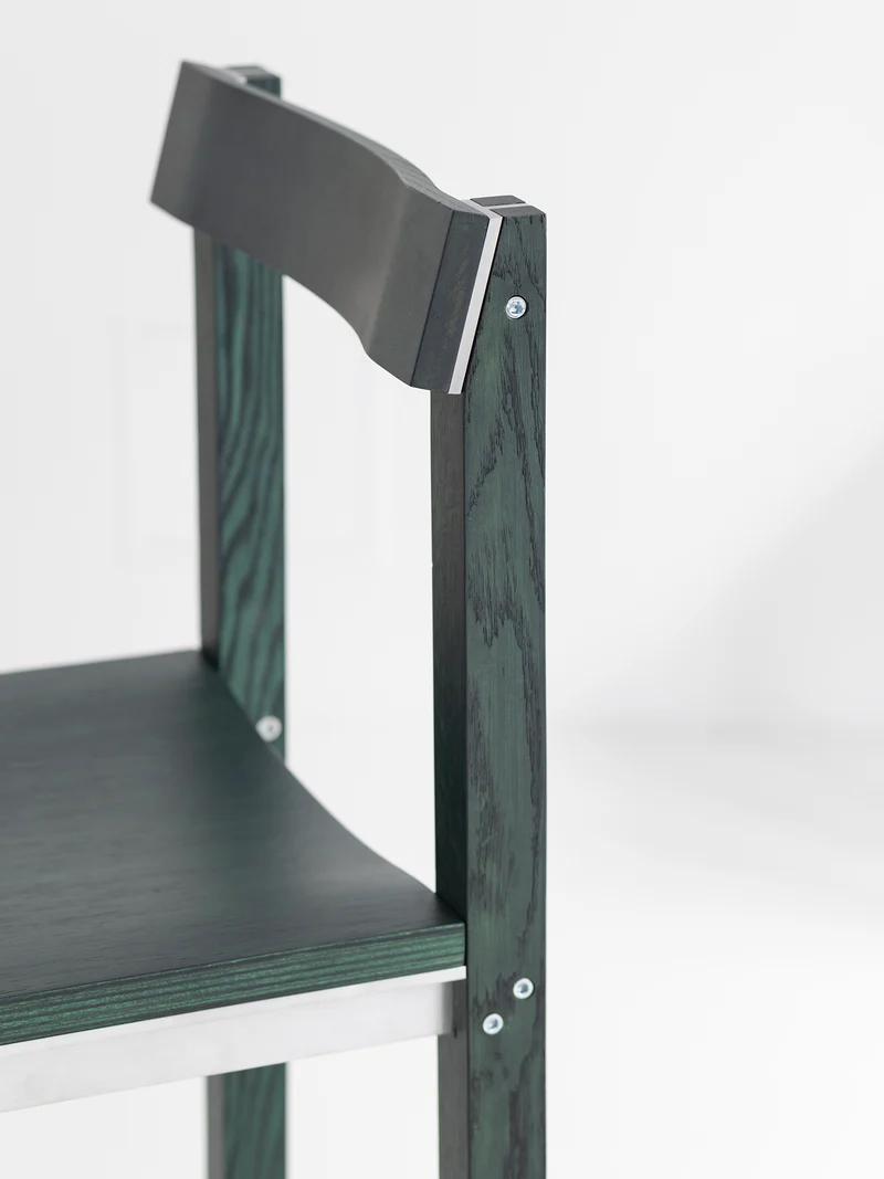Chaise Tal chêne vert C996