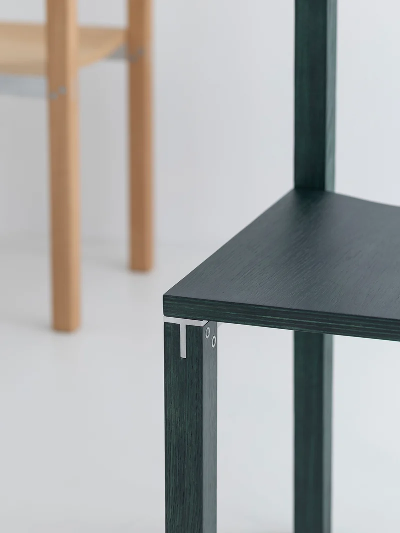 Chaise Tal chêne vert C996