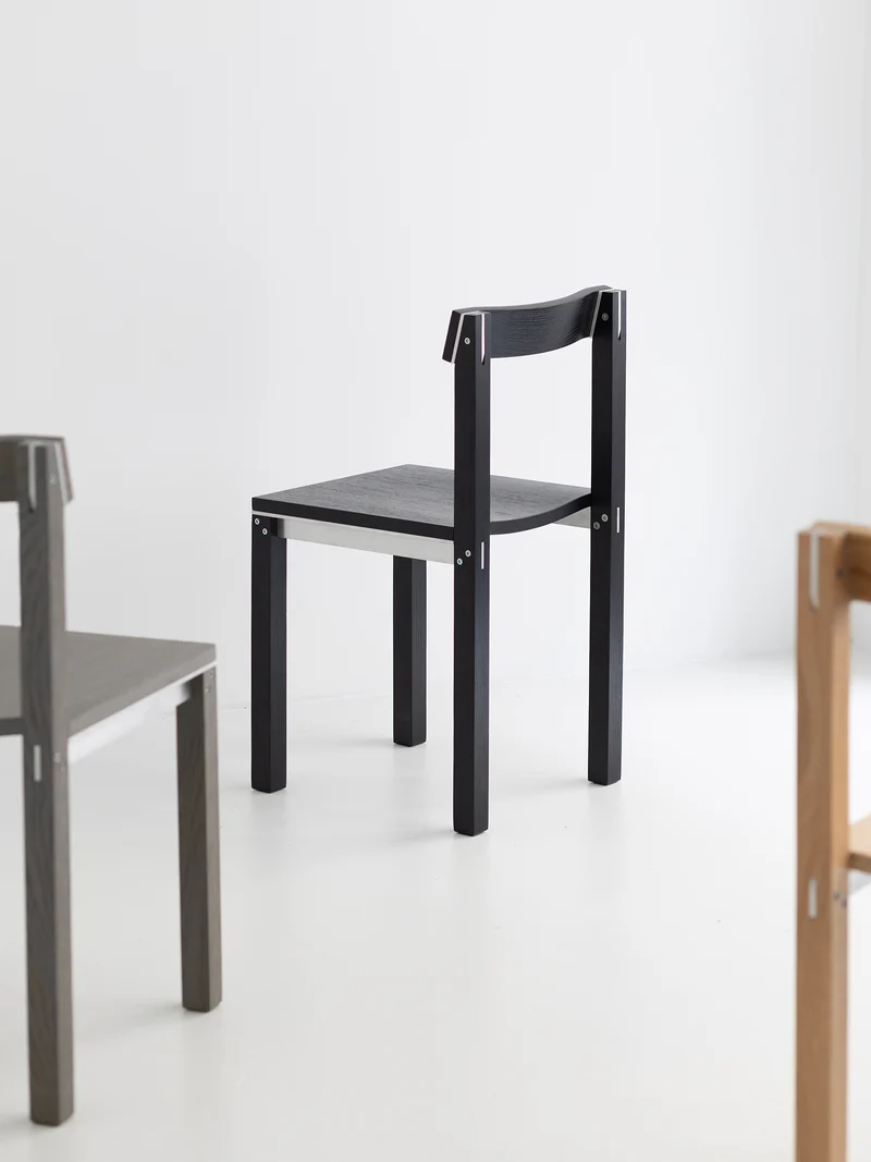 Chaise Tal chêne noir C995