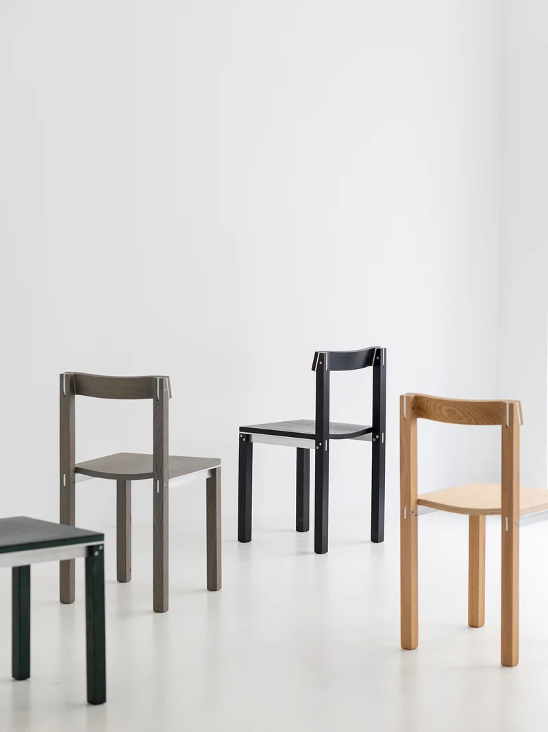 Chaise Tal chêne noir C995