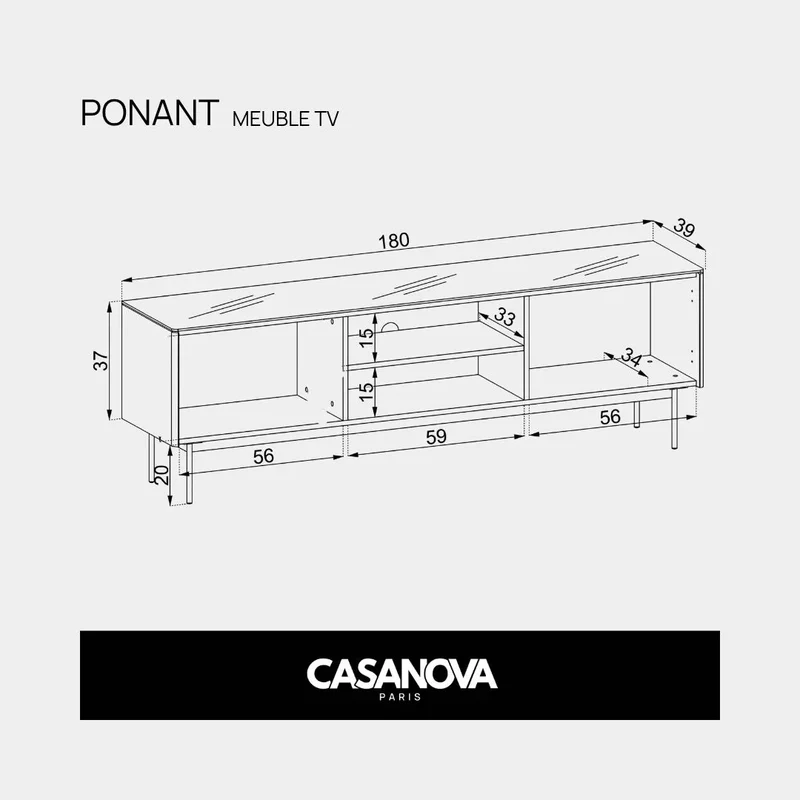 PONANT - MEUBLE TV
