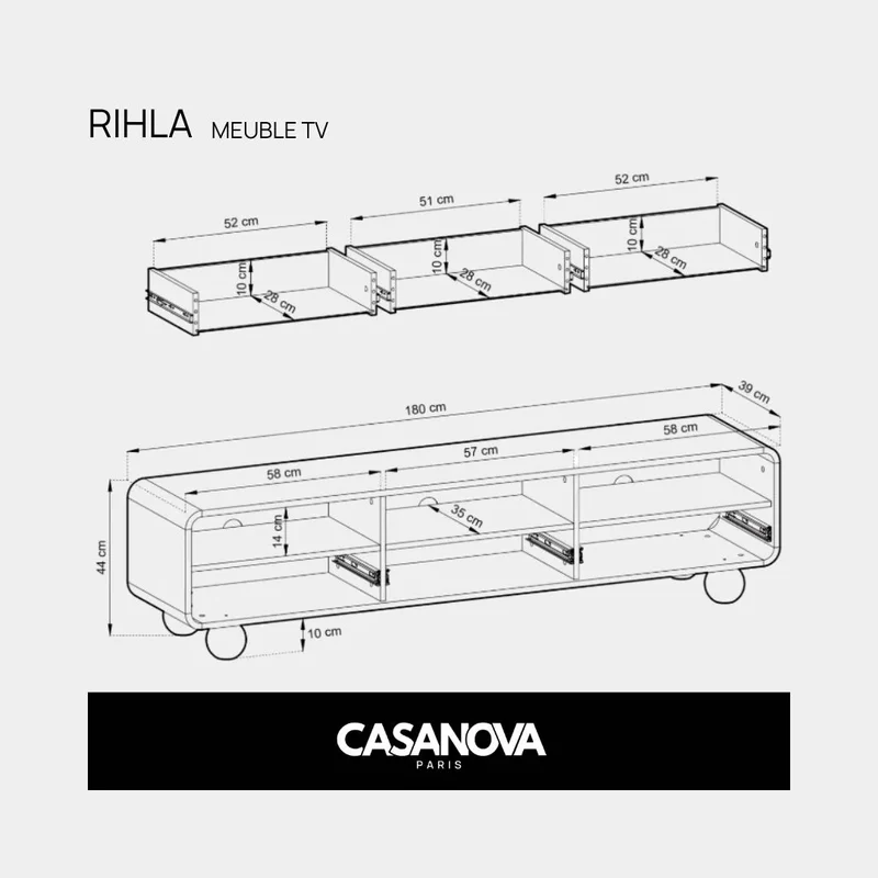 RIHLA - MEUBLE TV