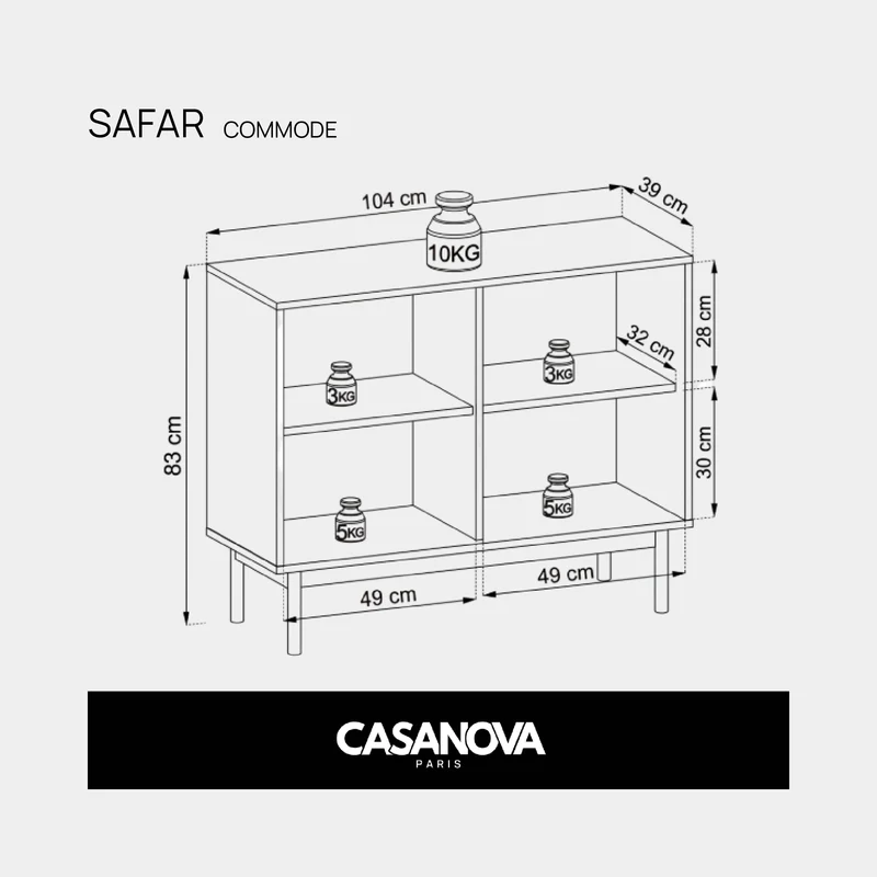 SAFAR - COMMODE