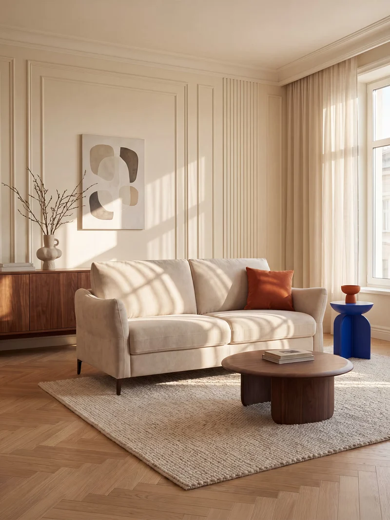 Dalia canapé-lit 2, 3 et 4 places avec matelas H18 en tissu velours moderne détachable anti-taches T30