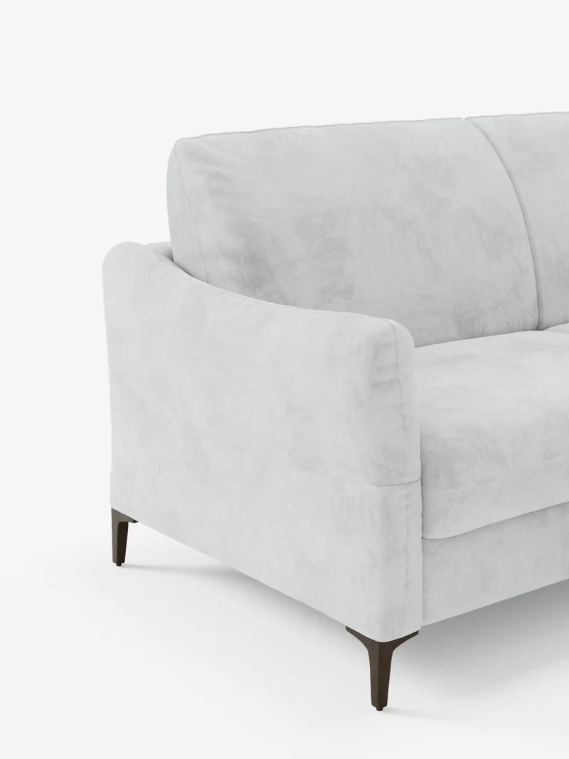 Dalia canapé-lit 2, 3 et 4 places avec matelas H18 en tissu velours moderne détachable anti-taches T30