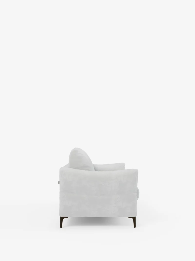 Dalia canapé-lit 2, 3 et 4 places avec matelas H18 en tissu velours moderne détachable anti-taches T30