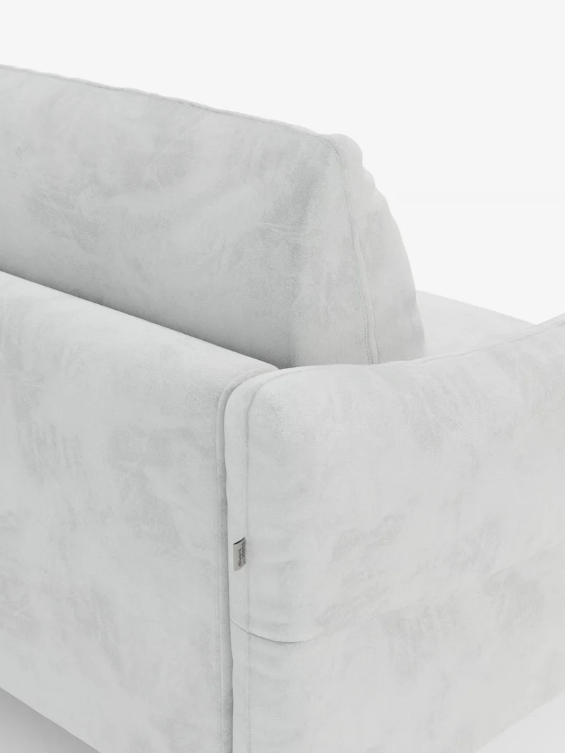 Dalia canapé-lit 2, 3 et 4 places avec matelas H18 en tissu velours moderne détachable anti-taches T30