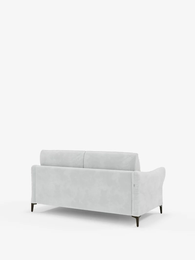 Dalia canapé-lit 2, 3 et 4 places avec matelas H18 en tissu velours moderne détachable anti-taches T30
