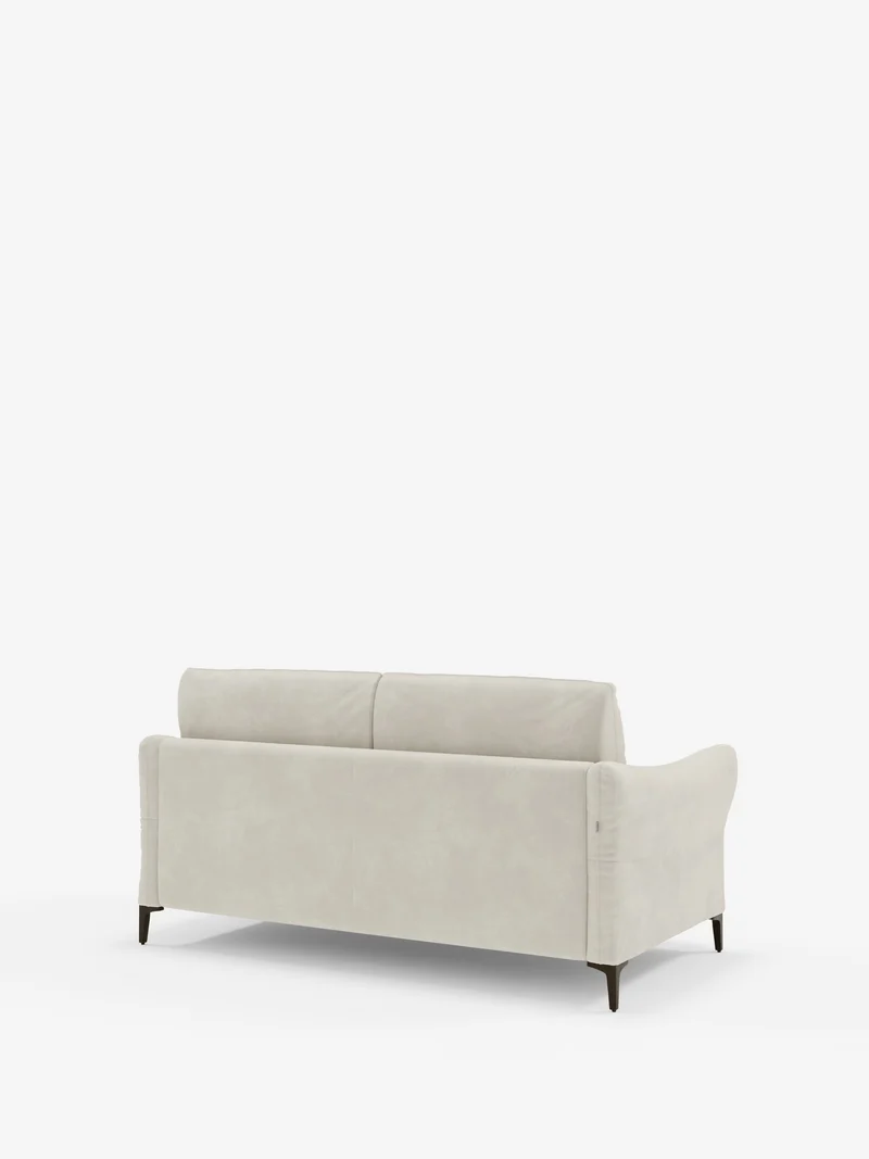 Dalia canapé-lit 2, 3 et 4 places avec matelas H18 en tissu velours moderne détachable anti-taches T30