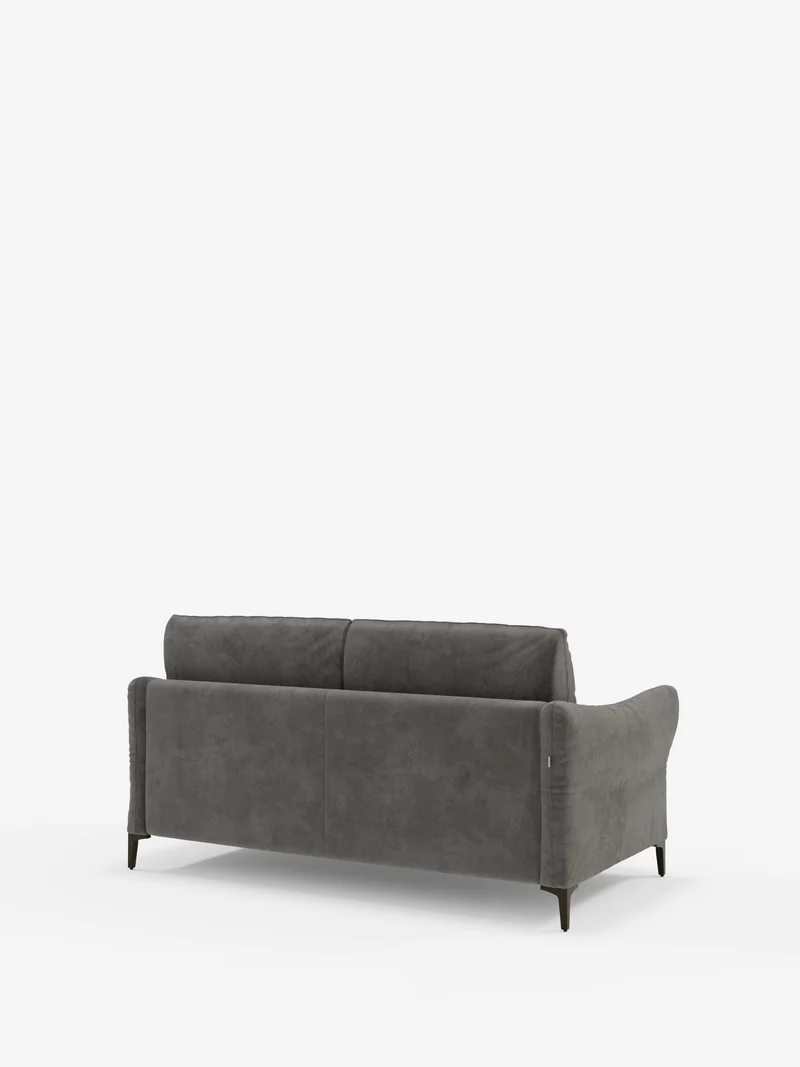 Dalia canapé-lit 2, 3 et 4 places avec matelas H18 en tissu velours moderne détachable anti-taches T30
