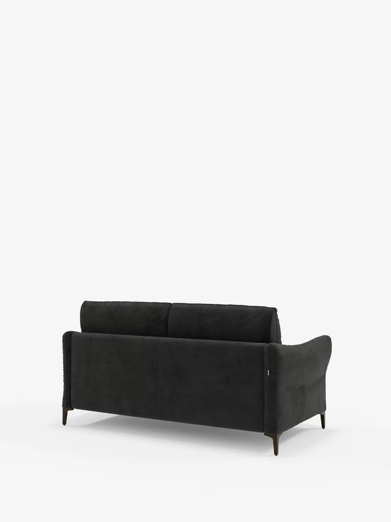 Dalia canapé-lit 2, 3 et 4 places avec matelas H18 en tissu velours moderne détachable anti-taches T30