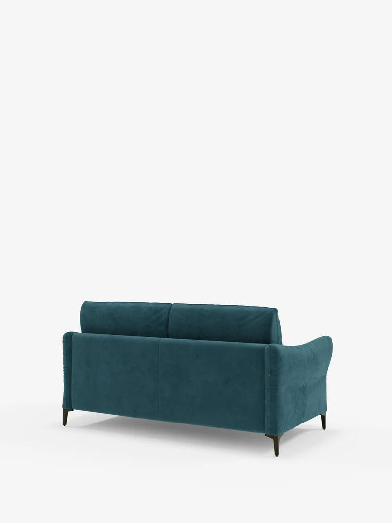 Dalia canapé-lit 2, 3 et 4 places avec matelas H18 en tissu velours moderne détachable anti-taches T30