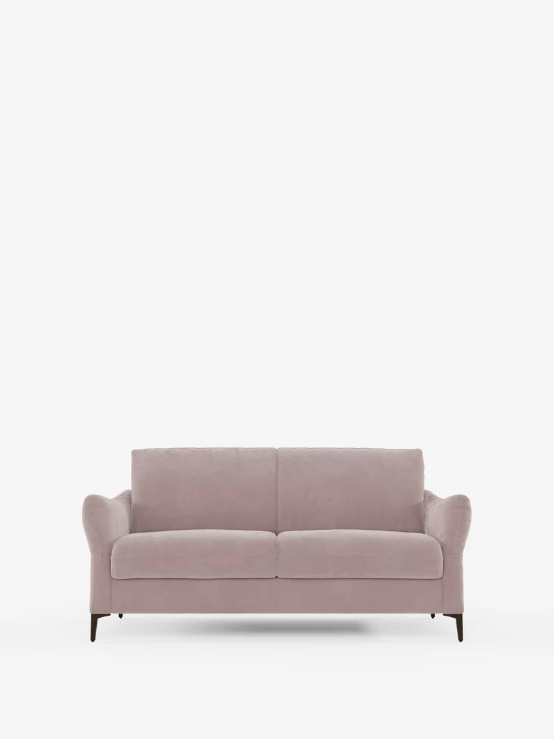 Dalia canapé-lit 2, 3 et 4 places avec matelas H18 en tissu velours moderne détachable anti-taches T30