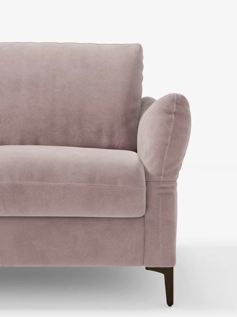 Dalia canapé-lit 2, 3 et 4 places avec matelas H18 en tissu velours moderne détachable anti-taches T30