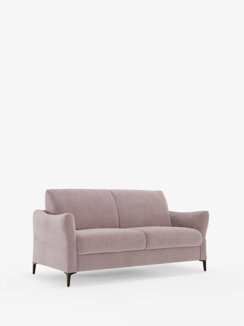 Dalia canapé-lit 2, 3 et 4 places avec matelas H18 en tissu velours moderne détachable anti-taches T30