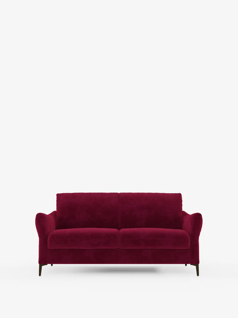 Dalia canapé-lit 2, 3 et 4 places avec matelas H18 en tissu velours moderne détachable anti-taches T30