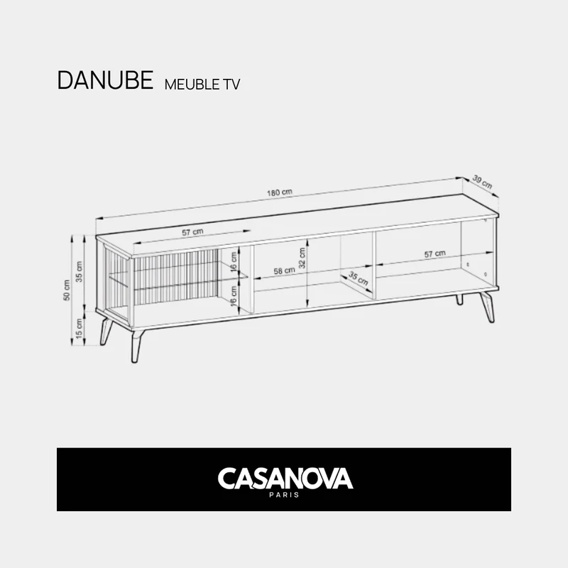 DANUBE - MEUBLE TV
