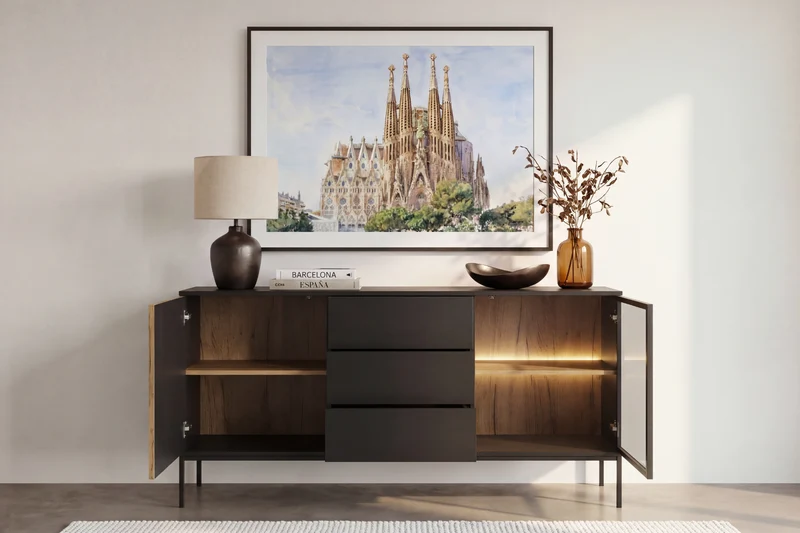 DURO - BUFFET 3 TIROIRS