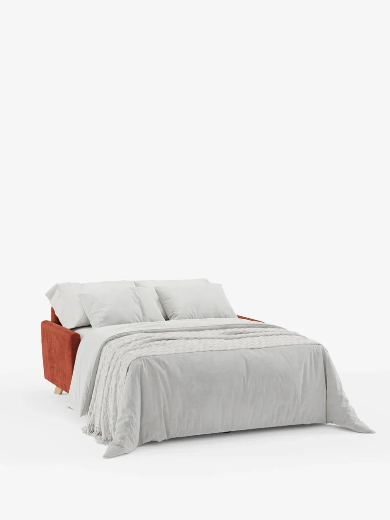 Francy canapé-lit avec appuie-têtes réglables - 100% déhoussable en élégant tissu anti-taches T30