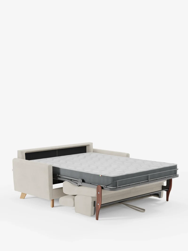 Francy canapé-lit avec appuie-têtes réglables - 100% déhoussable en élégant tissu anti-taches T30