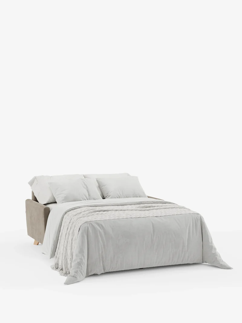 Francy canapé-lit avec appuie-têtes réglables - 100% déhoussable en élégant tissu anti-taches T30