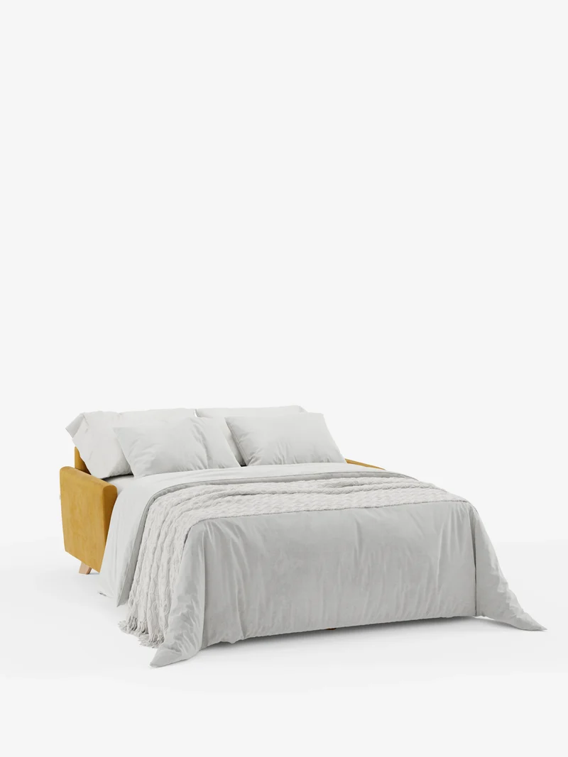 Francy canapé-lit avec appuie-têtes réglables - 100% déhoussable en élégant tissu anti-taches T30