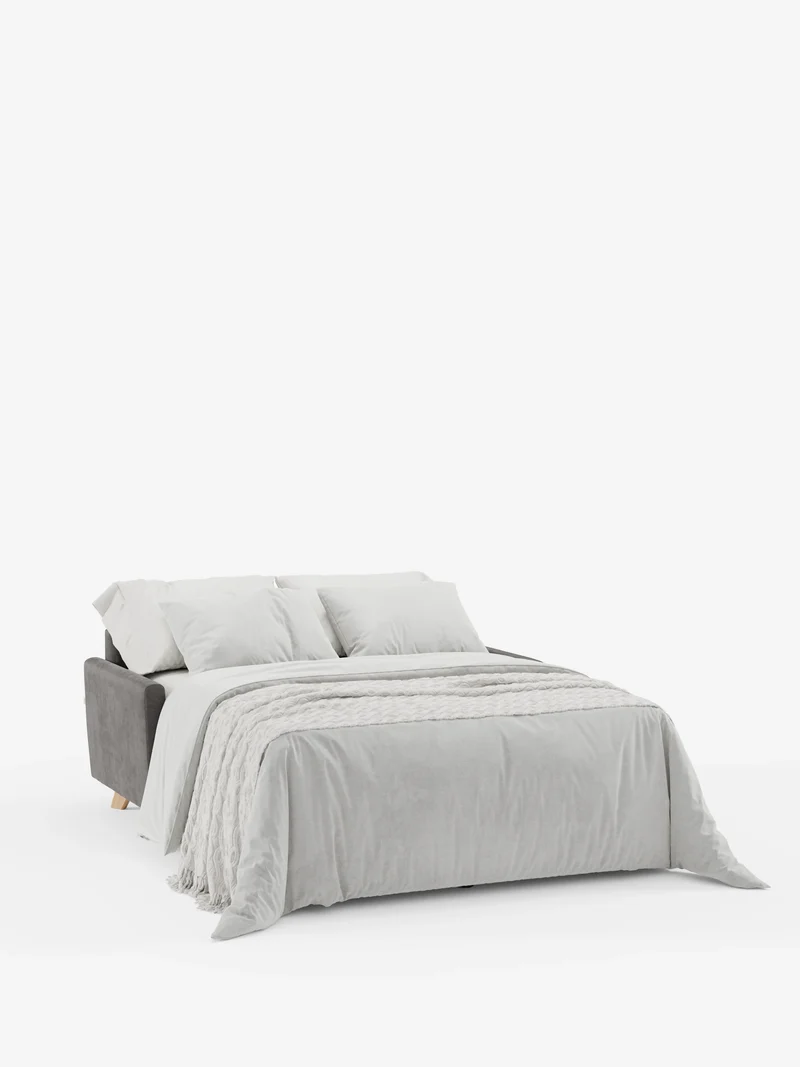 Francy canapé-lit avec appuie-têtes réglables - 100% déhoussable en élégant tissu anti-taches T30