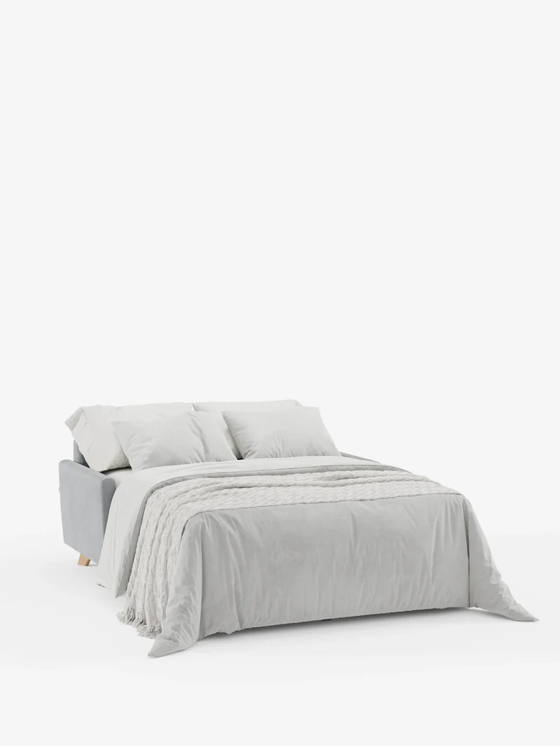 Francy canapé-lit avec appuie-têtes réglables - 100% déhoussable en élégant tissu anti-taches T30