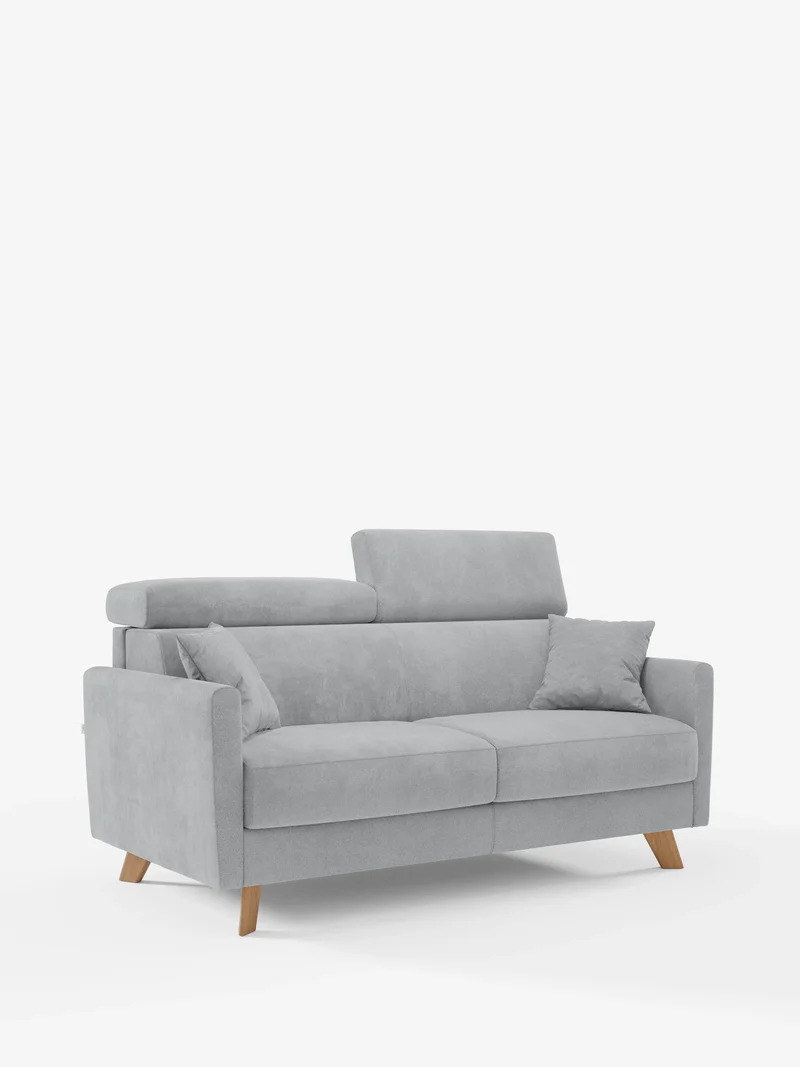 Francy canapé-lit avec appuie-têtes réglables - 100% déhoussable en élégant tissu anti-taches T30