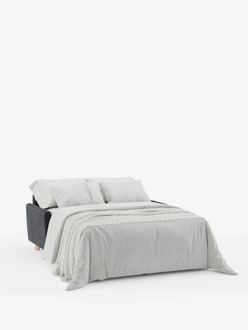 Francy canapé-lit avec appuie-têtes réglables - 100% déhoussable en élégant tissu anti-taches T30