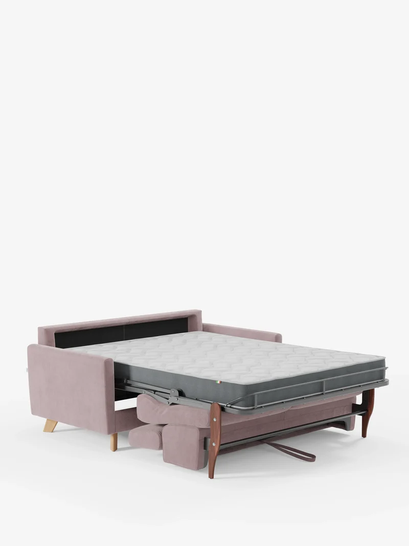 Francy canapé-lit avec appuie-têtes réglables - 100% déhoussable en élégant tissu anti-taches T30